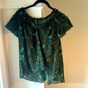 Ulla Johnson Black/Green top